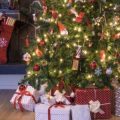 sapin de noel avec pied